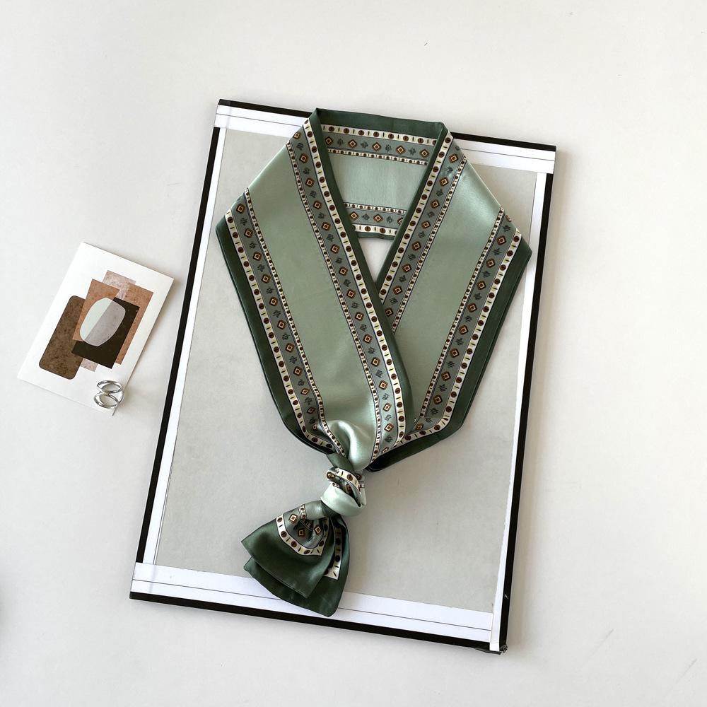 Kleine Und Vielseitige Schals Für Damen Schmale Und Kleine Schals Haargummis Temperamentvolle Bänder Schals Und Schals