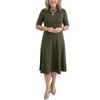 Women's Casual Elegant Short Sleeved Round Neck Dress