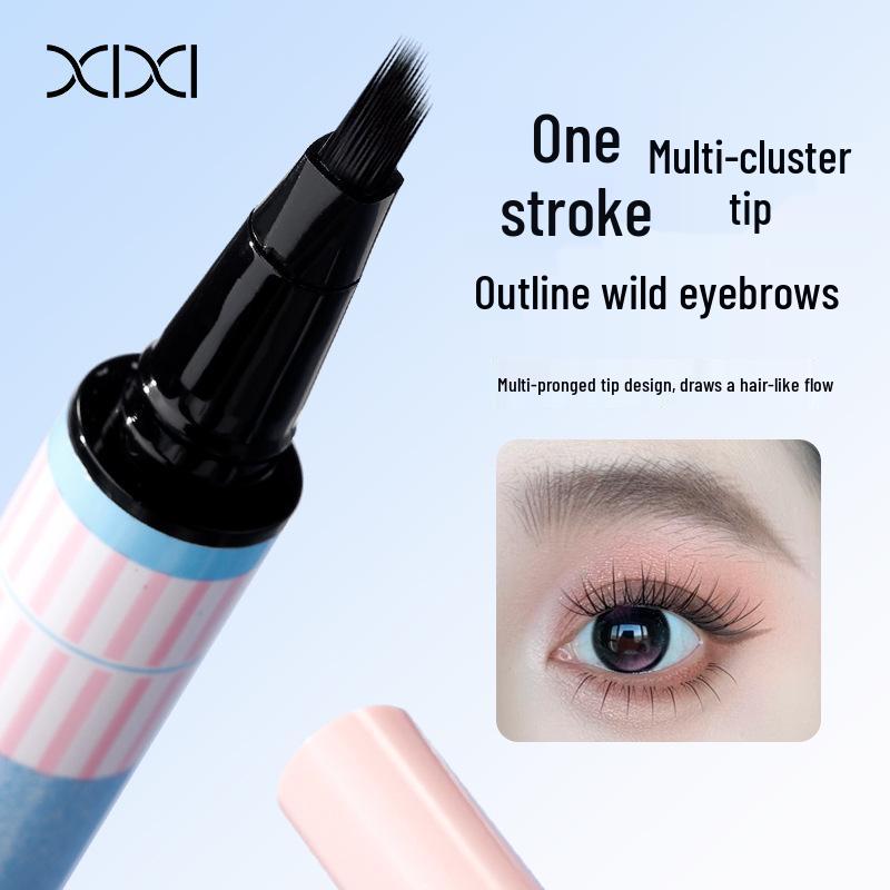 XIXI Water-Based Dual Eyebrow Pencil & Lower Lash Pen – Natural, Smooth, Multi-Pronged for Wild Brows – Free Shipping.