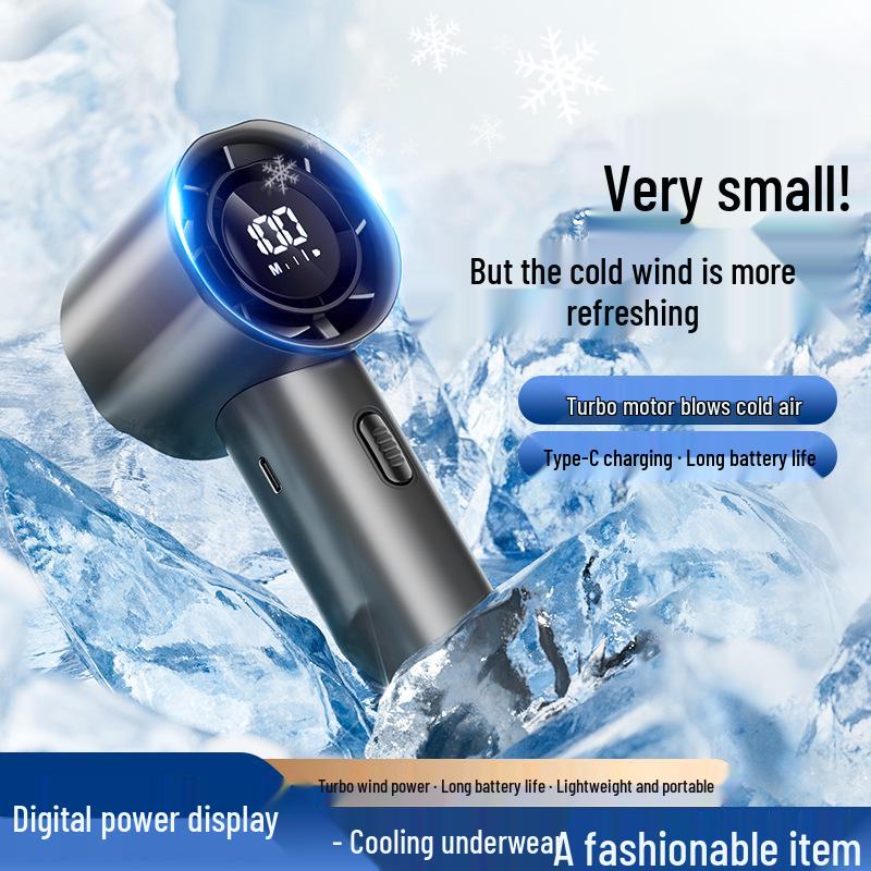 Compact USB Rechargeable Handheld Fan – Lightweight, Powerful, Adjustable Wind Speed