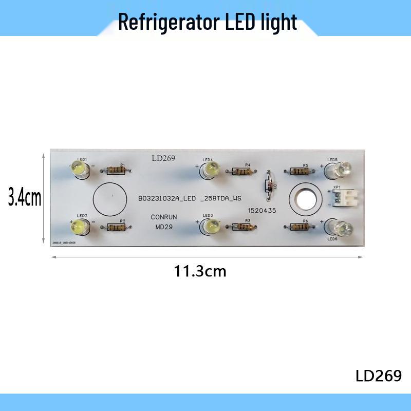 Ronshen Kühlschrank LED-Licht für Gefrierschrank (Modell B032310032A/BCD-258TDA1520435)