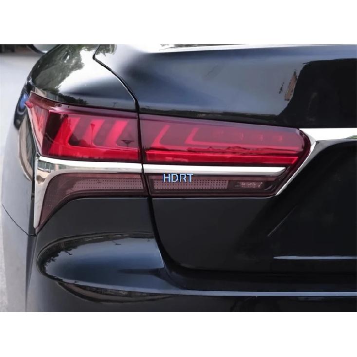 For Lexus LS LS350 LS500h 2018 + Car Style Rear Trunk Fog Light Tail Lamp Trim Protector Decoration Accessories Exterior Sticker