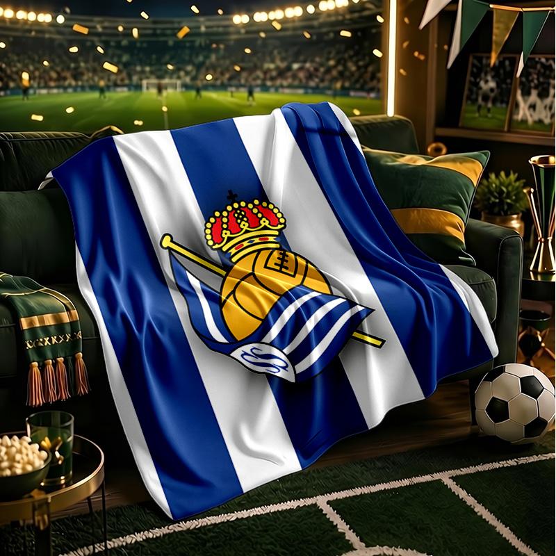 Royal Football Emblem Blanket Lightweight Ideal Bedding Blanket Perfect for Travel, Camping, Living Rooms, Offices, Sofas, Fan Christmas gift