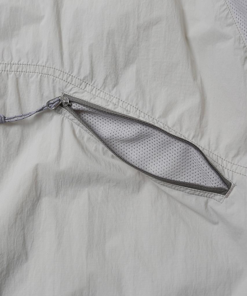 Humorous Account Airy Hoodie Jumper / Light Gray