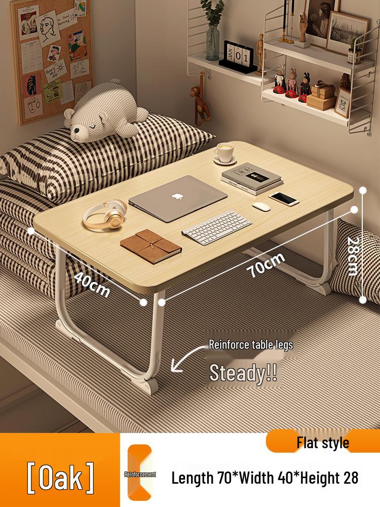 Compact Folding Bedside Desk – Ideal for Students, Dorms, and Offices