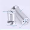 Furniture Legs Stainless 2inch Diameter, 2pcs Pack, With No-skip Rubber Base