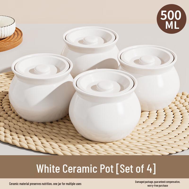 Ceramic Double Boiler Stew Pot