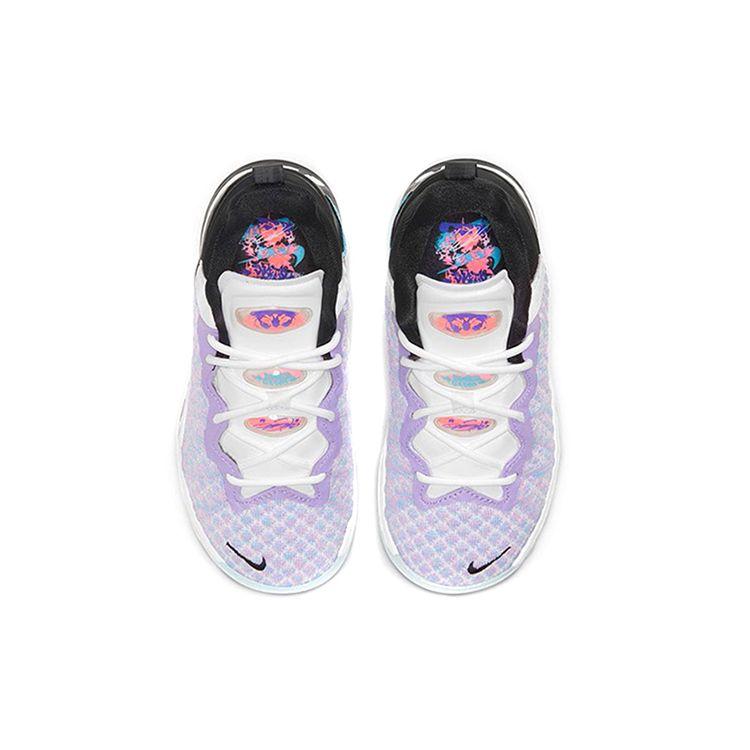 Nike LeBron 18 PS Graffiti Kids Sneakers Multi-Color Black Chlorine-Blue CT4710-900