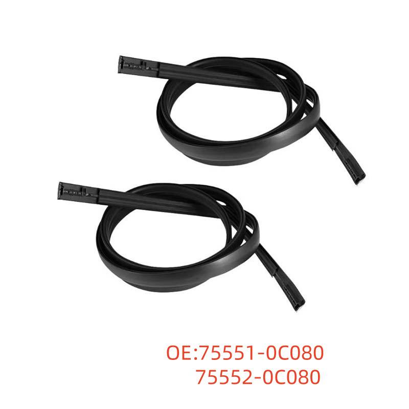 Совместимо с водосточными желобами крыши Toyota Sequoia 75551-0C080 и 75552-0C080 75551-0C080