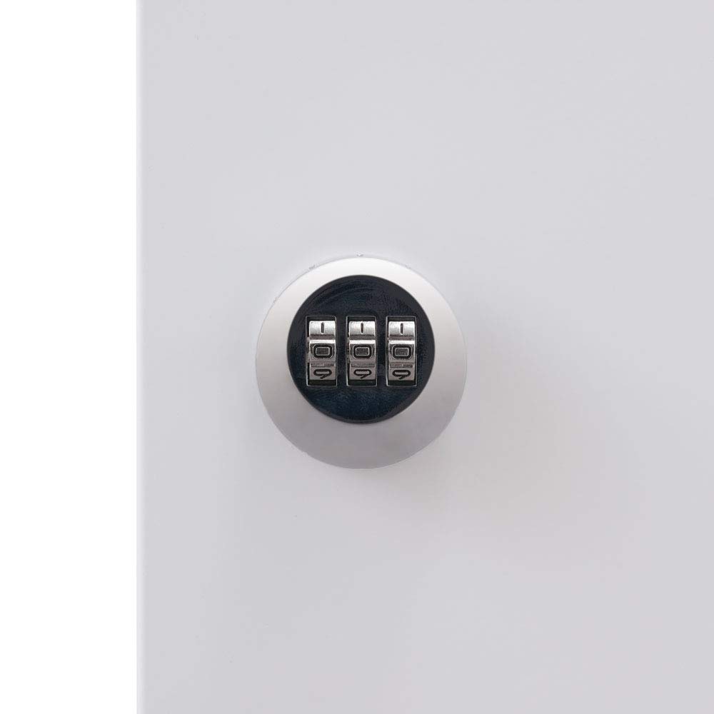 Iris Ohyama Delivery Box 37L Dial Lock Selectable Left and Right Opening Splashproof for Houses Apartment Delivery S Size White Stand Stand Sold