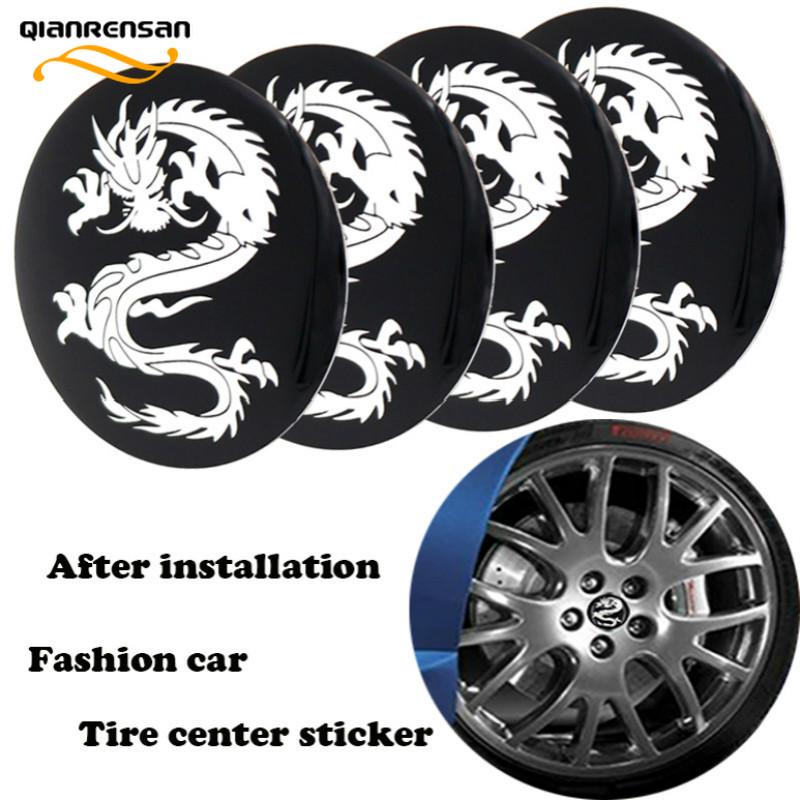 Wheelbase Sticker Buy 4 PCS fashion car accessories wheel center car stickers wheel hub ...