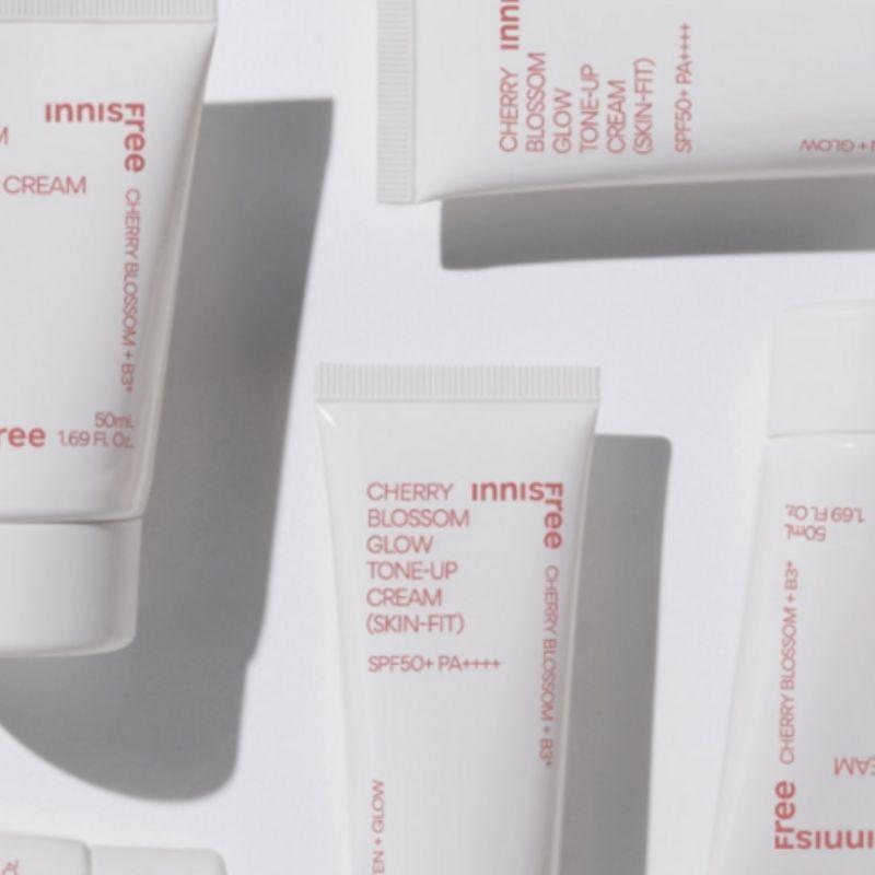 INNISFREE Cherry Blossom Glow Skin-Fit Tone-Up Cream SPF50+ PA++++ 50ml 1pcs