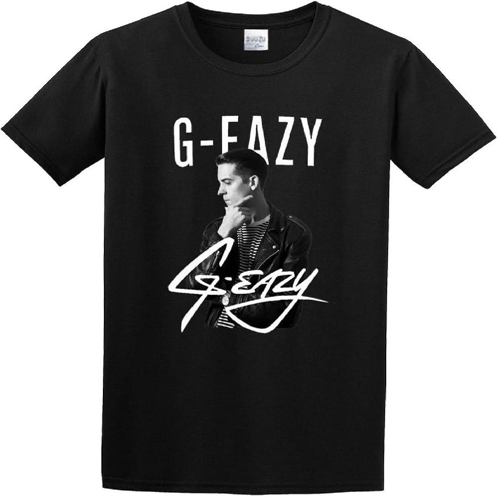 Hip Hop G Eazy Unisex 100% Cotton Short-Sleeve T-Shirts Black S чёрный