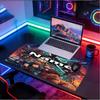Custom Name Personalized Final Fantasy Pattern Mousepad, Laptop PC Desk Mat, Decorative Desk Mat for Home Keyboard Pad Gift