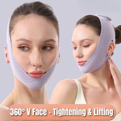 Breathable Face Slimming Bandage Women Face Lifting Belt Double Chin Reducer Anti Wrinkle Strap Facial Beauty Skin Care Tools