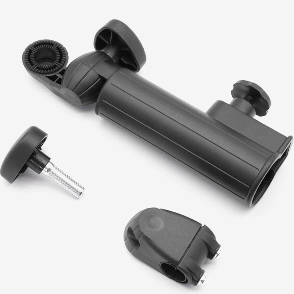 High Quality Plastic Golf Umbrella Holder Accessory Universal Black Trolley Umbrella Clip Stand Clamp Adjustable Golf Accessory