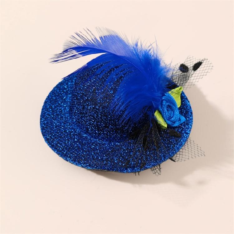 Mini Fascinator Hut Haarspange Mädchen Viktorianisches Themenparty Kostüm Haarnadel Haarschmuck Modische Haarteile