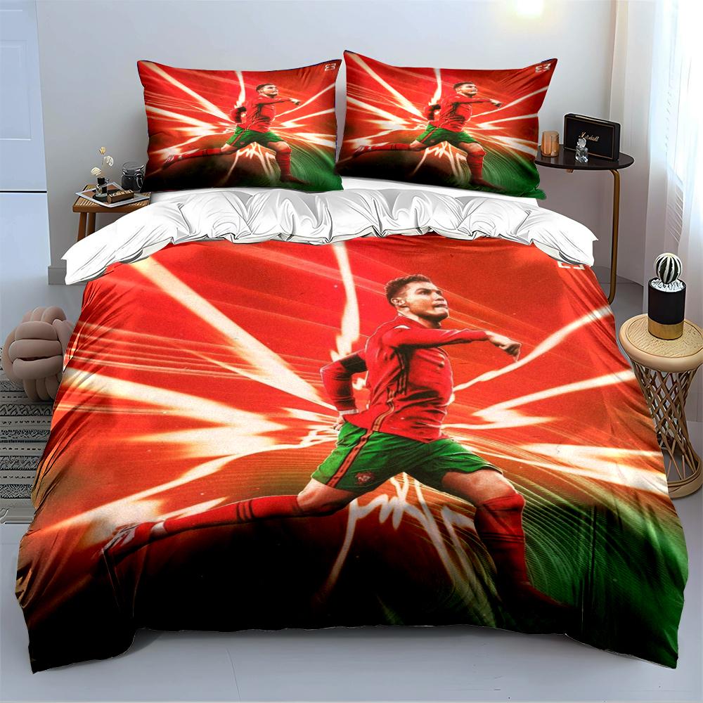 Set Biancheria da Letto Giocatore di Calcio Set Biancheria da Letto (1 copripiumino, 2 federe, piumino non incluso)
