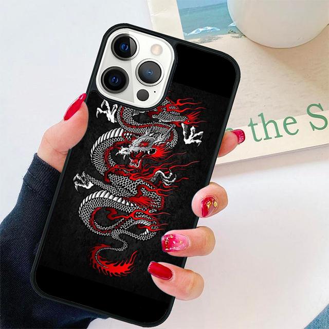 Traditional chinese Golden Dragon Phone Case Cover For iPhone 17 Air 15 16 Pro Max 14 13 12 11 Pro Max Plus