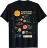 Planets Solar System Outer Space Science Boys Girls Gift Unisex T-Shirt