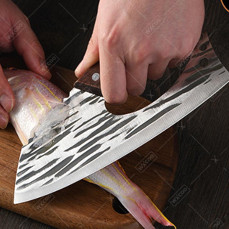 Stainless Steel Forged Kitchen Boning Knife New Effort Saving Chef Knife Meat Cleaver Fish Killing Knife Household Chopper Knife