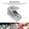 Perfurador de Furos Branco   Perfurador Manual de Furo Único Portátil para Scrapbooks Cartões de Papel Artesanato Papelaria