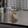 Horror Themed Desk Accessory 3D Printed Inverted Skeleton Figurine Halloween Upside-Down Statue Decor Spooky Decoration for Home Office,
