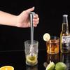 BJ Stainless Steel Ice Crusher Hammer, Ice Breaker, Juicer Stick, Shaker Cup Muddler, Lemon Tea Tool, Ice Crusher Hammer, 26cm Long Versio