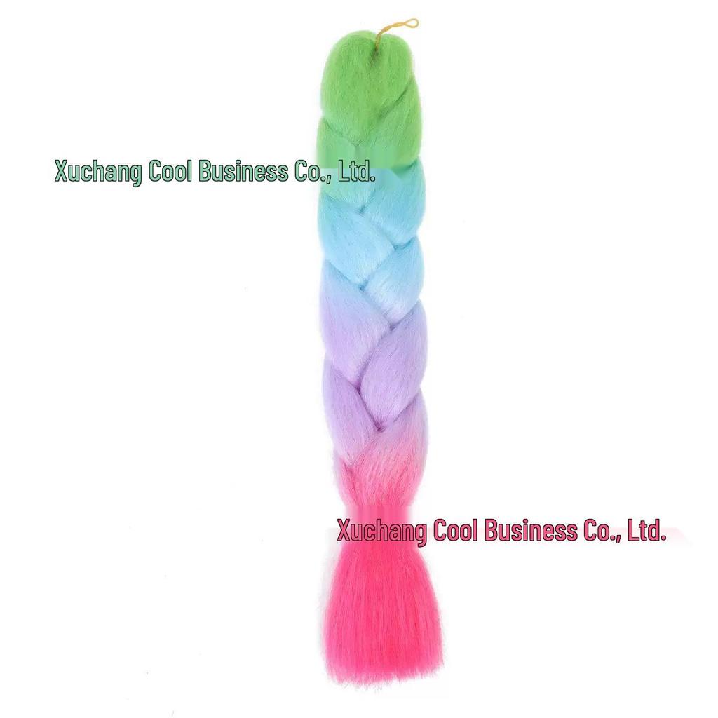 Three, Four, Five-Color Gradient High-Temp Fiber Jumbo Braid Material