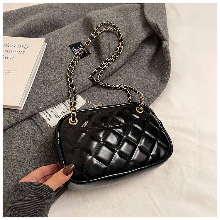 Niche Design Small Bag Women's Spring and Summer 2025 New Trendy Fashion High Sense Diamond Chain Bag Women's Messenger Bag