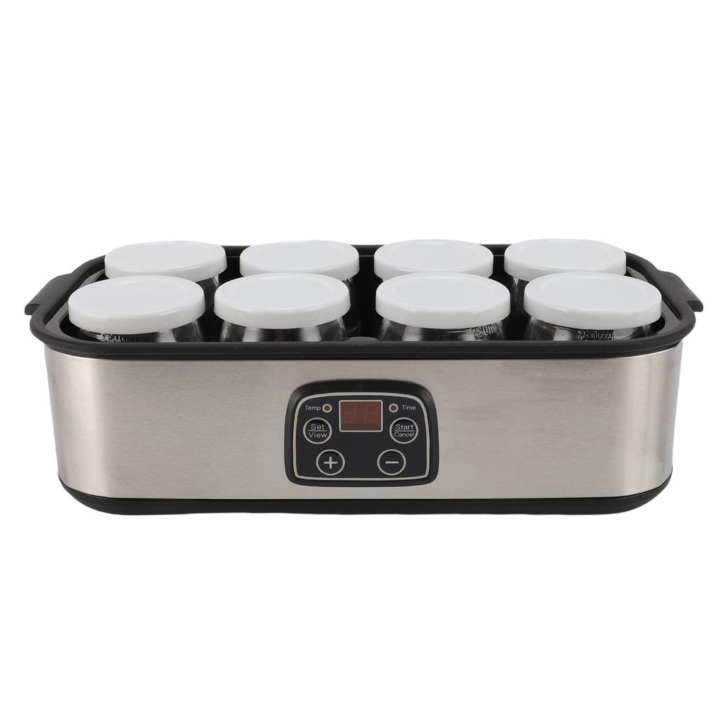 Yogurt Maker Machine Automatic with Adjustable Temperature Time Control LCD Display for Milkshake Jam Ice Cream Pudding