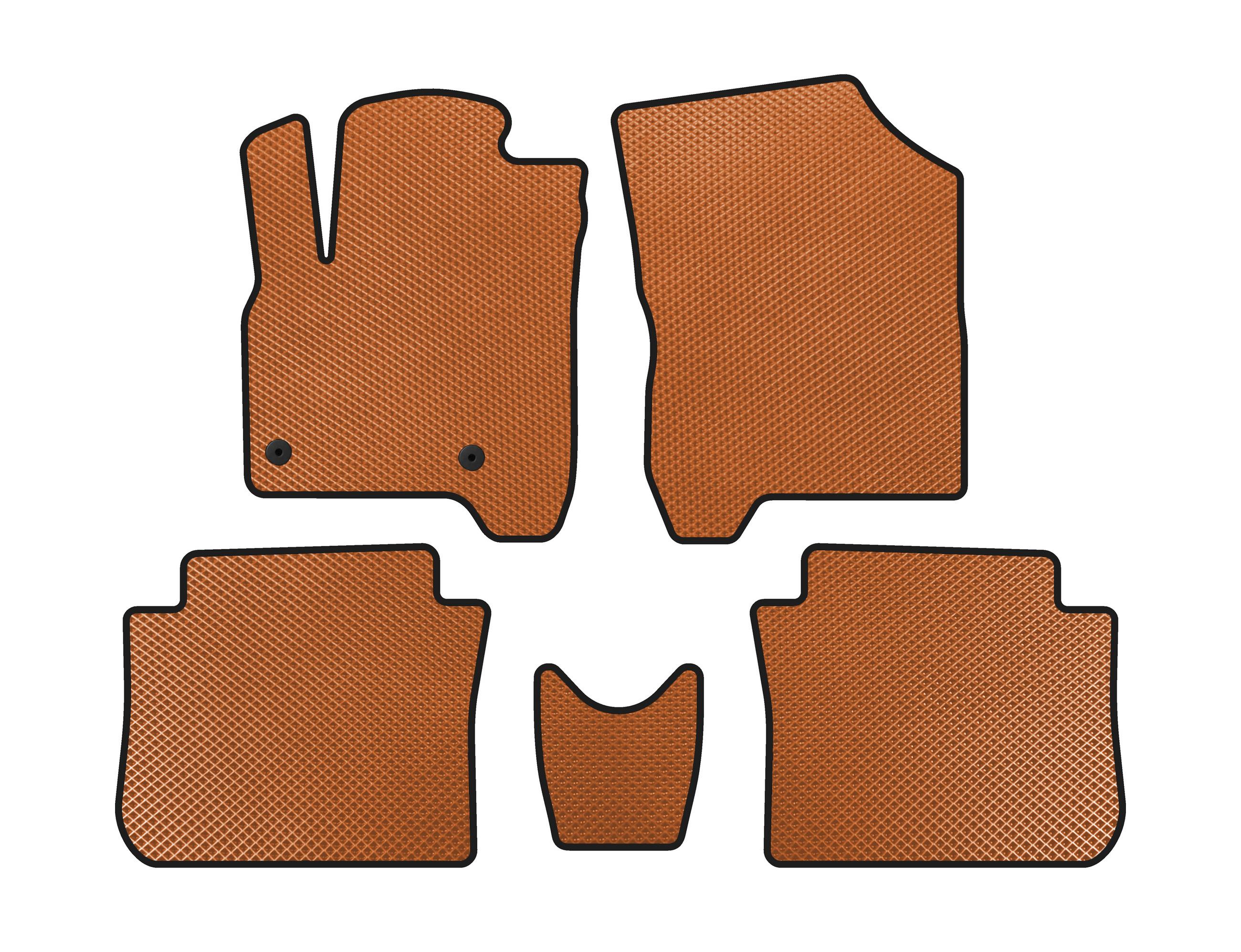 

EVA mats (Orange) for Citroen C-3 Picasso 2010-2017