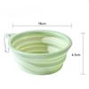 Macaron Color Silicone Folding Pet Bowl Portable Dog Food And Water Bowl For Outdoor Travel And Camping Trips MIT