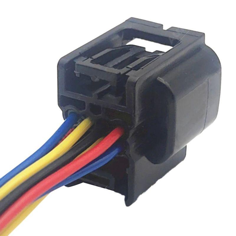 7283-2764 2Pcs Headlight Headlamp Connector Adapter Harness Cable Wire Wiring Plug Pigtail Fit for Honda CR-V 2017 2018-