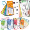 Cartões de Treinamento de Matemática Laváveis, Adição, Subtração, Multiplicação, Divisão, Prática de Matemática para Crianças, Auxílio de Ensino Montessori