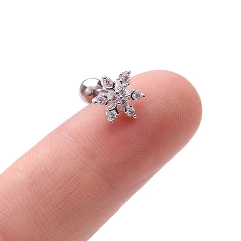 Bar Barbell Ear Cartilage Tragus Helix Studs Piercing Earrings Jewelry