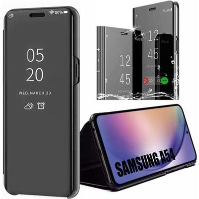 Case for Samsung Galaxy A54 Front and Back Protection Smart Case Clear View - Black