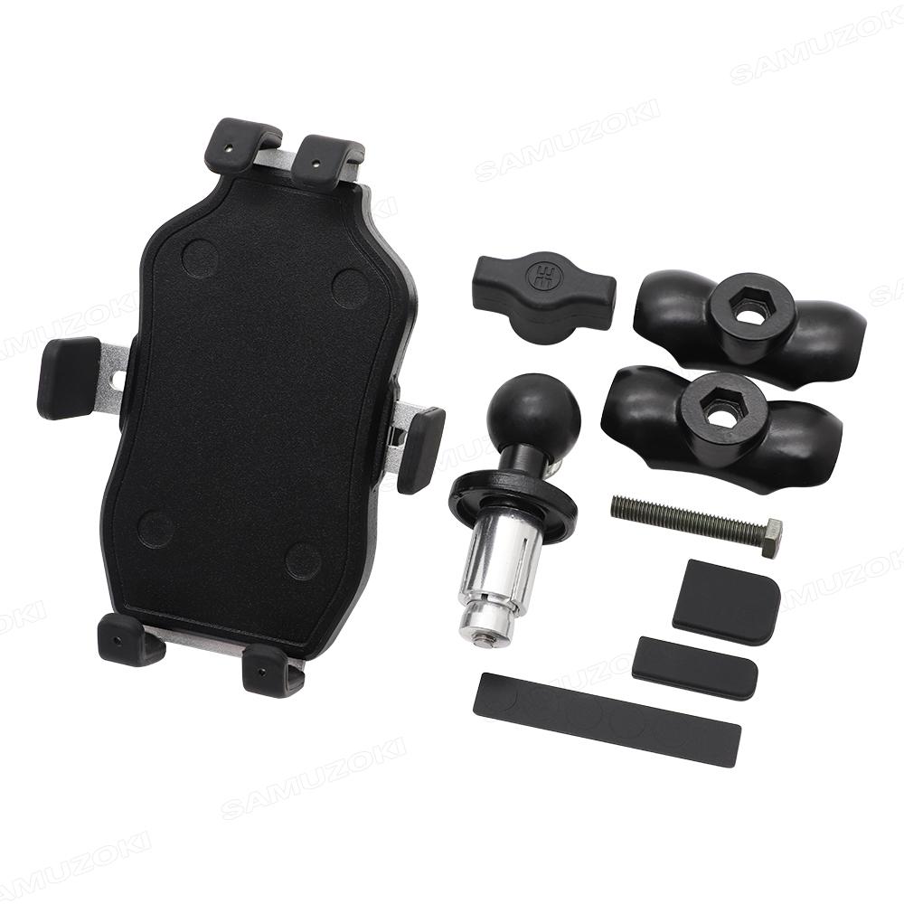 

Motorcycle Phone Camera Holder Navigation Grips Bracket Adjustable for Yamaha R1 R6 BMW-S1000RR Honda F5 CBR650F