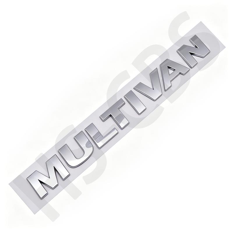 1pcs ABS MULTIVAN Letters Car Fender Badge Sticker Multivan Emblem Badge Logo Car Styling Accessories