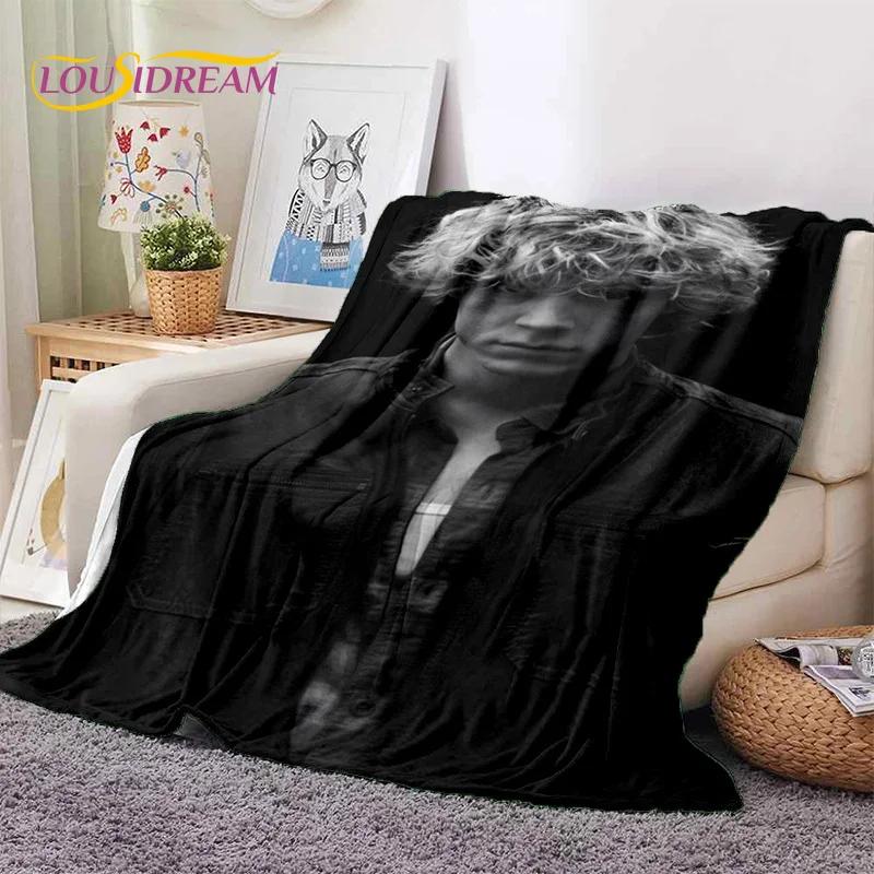 Latest Cute Evan Peters TV Actor Soft Flannel Blankets,Throw Blanket Comfortable Blanket for Picnic Beds Sofa Home Bedroom 013
