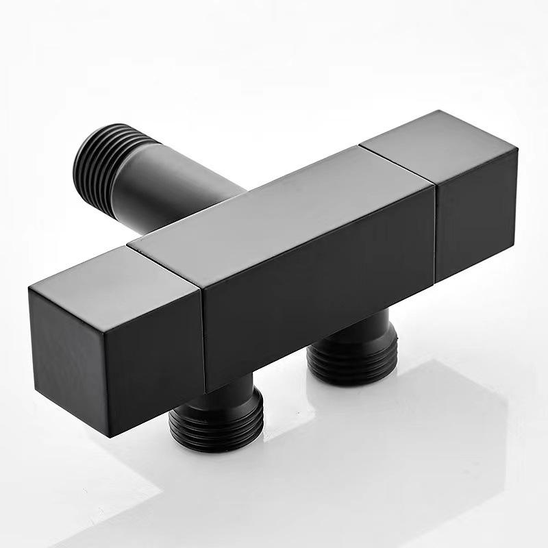 

1шт сливной кран один в три выхода угловой клапан латунный 3-ходовой/4-ходовой водонагреватель туалет многофункциональный кран резьба G1/2