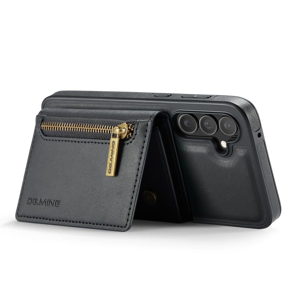 DG.MING M5 Series For Samsung Galaxy S26+ Case Detachable Magnetic Leather Phone Cover with Card Slots