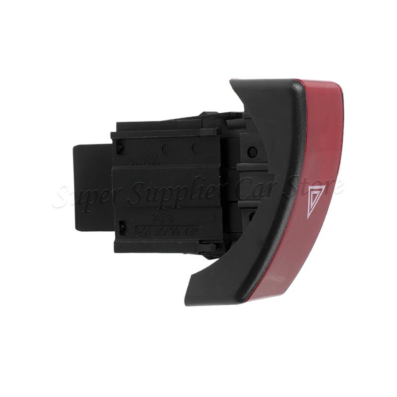 1PC Emergency Light Warning Hazard Light Switch For OPEL Corsa C Car Warning Light Double Flasher Switch 9164141 9138106 1241625