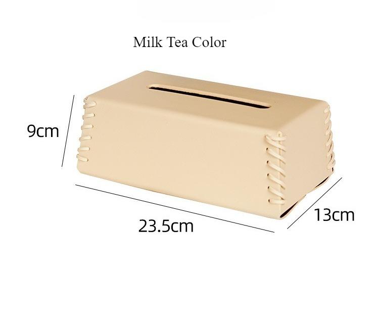 Ein Stück elegant gestaltete, handgewebte Taschentücherbox, ideal für den Einsatz in Essbereichen zu Hause, Wohnzimmern, Autoinnenräumen