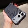 Carbon Fiber Kevlar Texture Phone Case For iPhone 17 Air 16 15 14 Plus 13 12 Pro Max 16E Metal Camera Frame Hard Plastic Cover