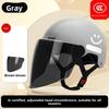 Electric Battery Car Helmet Women's Summer Sun Protection Breathable Hard Hat Motorcycle Riding Helmet Four Seasons Half Helmet