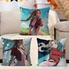 A-Aerith Gainsborough Pillowcase Toon Gift Cushion Cover Bedroom Home Sofa Chair Seat Decor Pillow Case