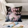 Pillow Case Portrait Feminist Office Cushions Lyrics Suitable For Sofa Funny Car Decorative Cushion Cover