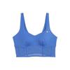 X Pamela Reif Collaboration Top Corset Solid Color Casual Slim Fit Sports Bra Women Underwear Blue 525143-40