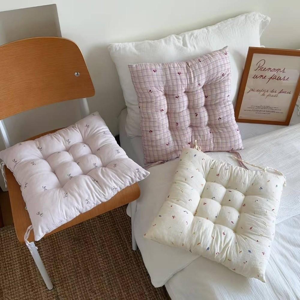 New Soft Tatami Cushion Floral Large Chair Cushion Thicken Square Pillow Cushion For Home Balcony Window